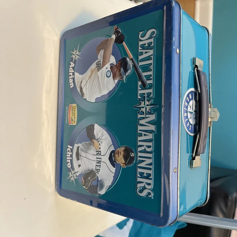 2007 Seattle Mariners Cloverdale Meats Metal Lunch‎ Box (14)